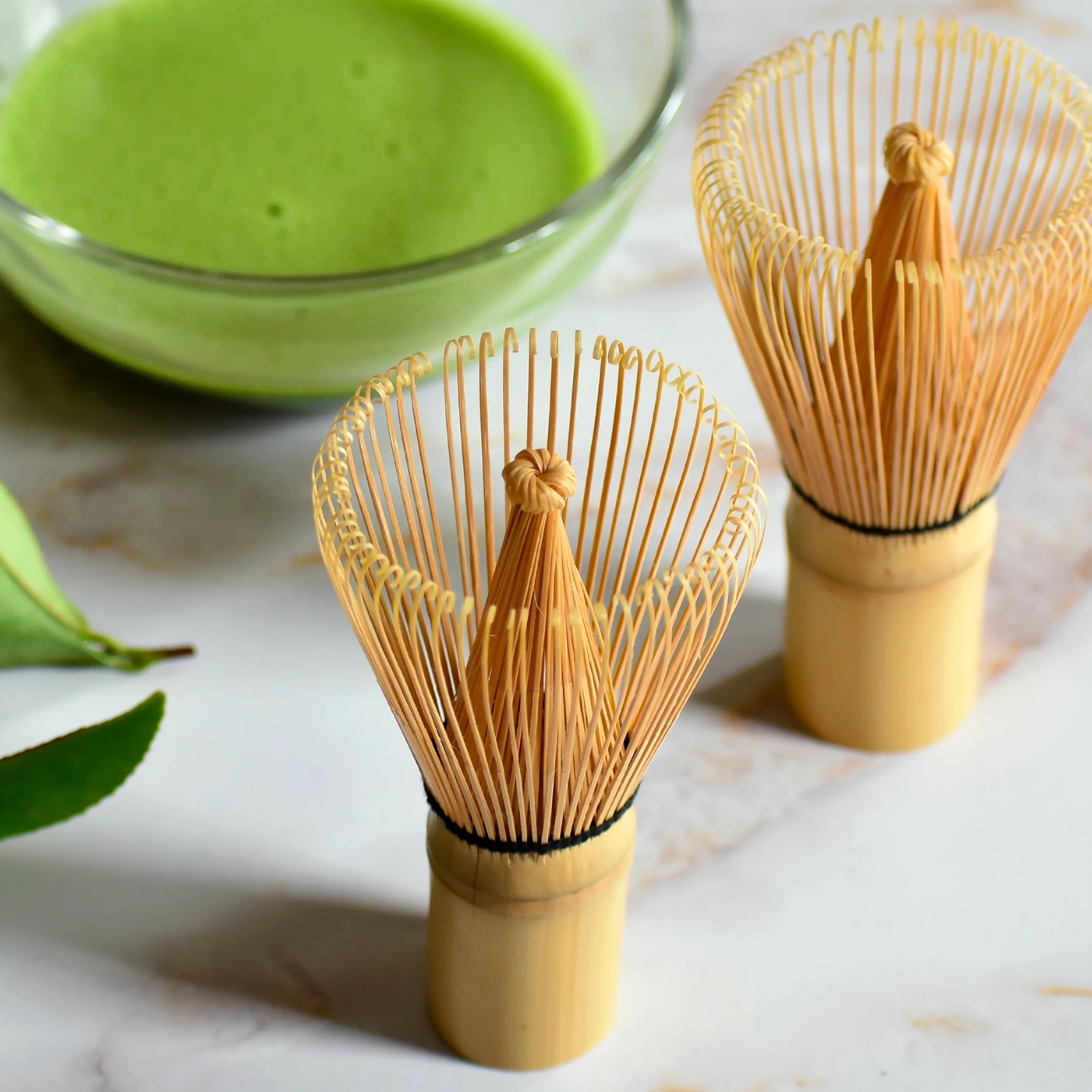 Bamboo matcha tea whisk (120 prongs) - Image 3