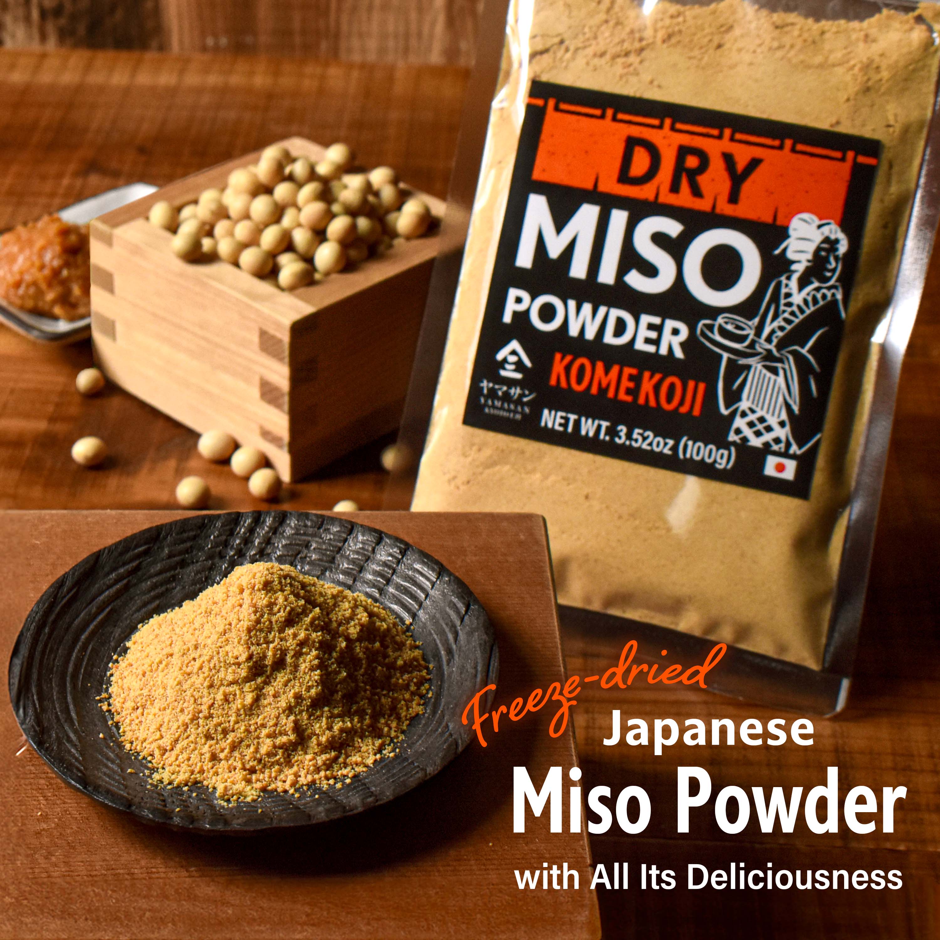 Dry Miso Powder Seasoning 100g(3.52oz) - Image 3