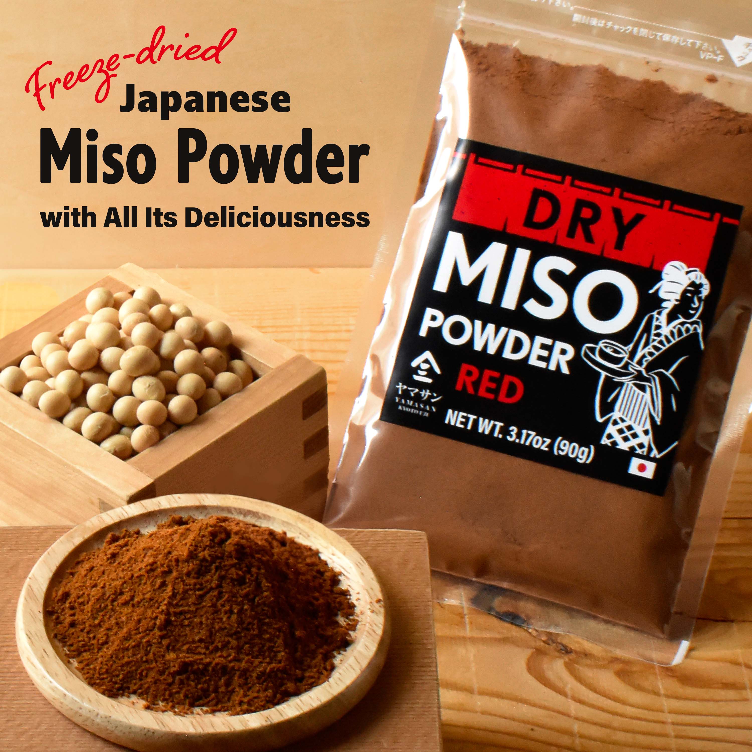 Dry Red Miso Powder Seasoning 90g(3.17oz) - Image 3