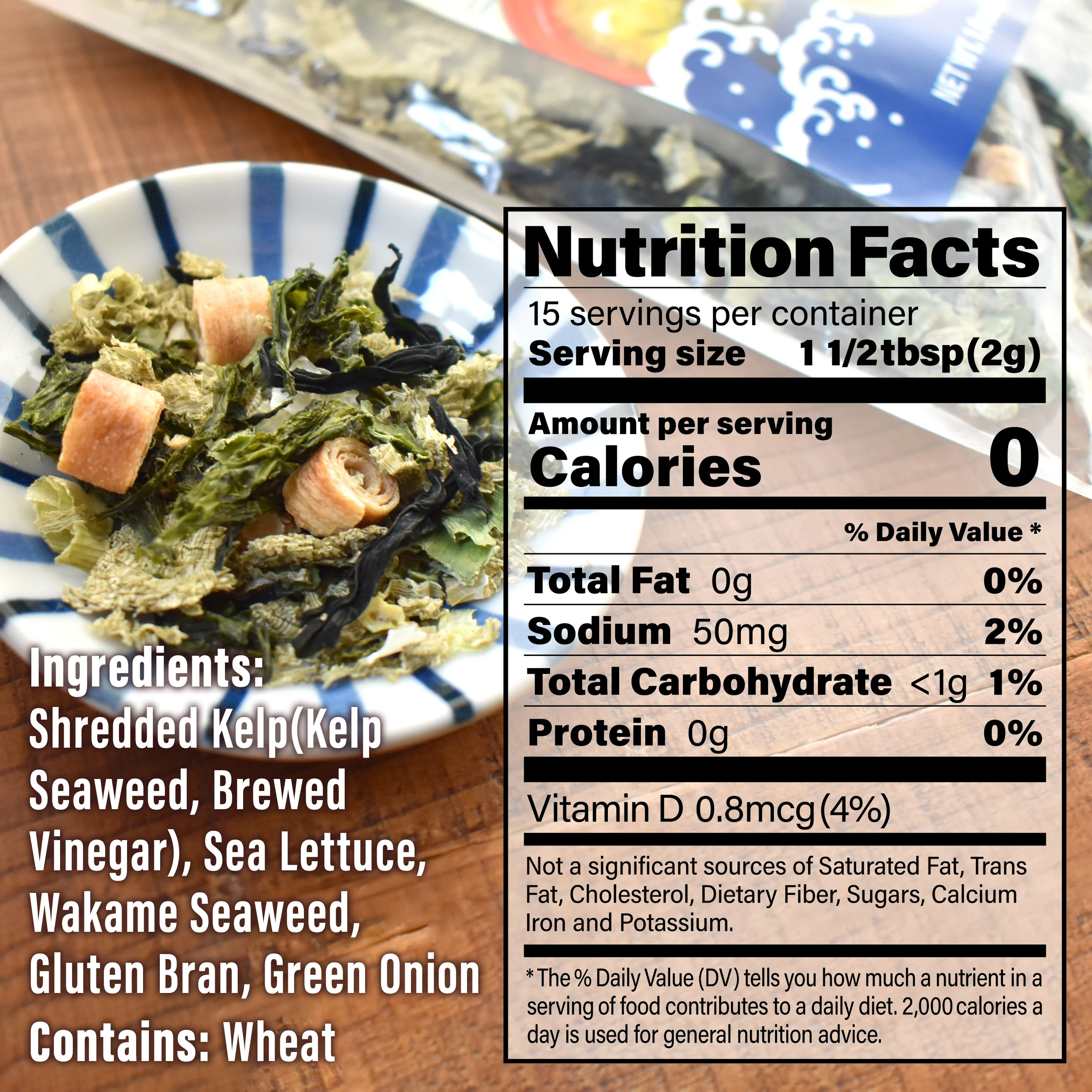 Five Dried Ingredients Miso Soup Mix 30g(1.0oz) - Image 3