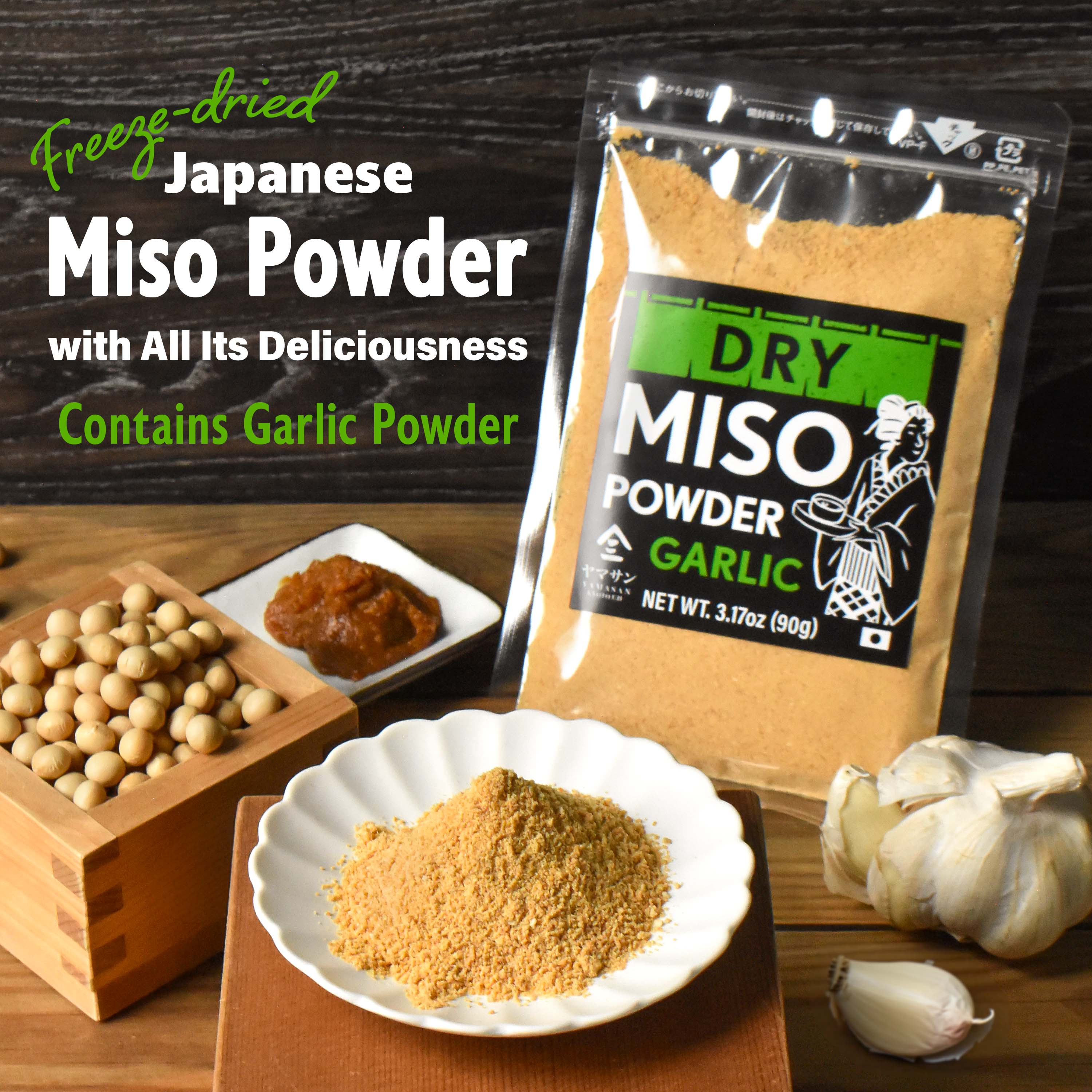 Garlic Miso Powder Seasoning 90g(3.17oz) - Image 3