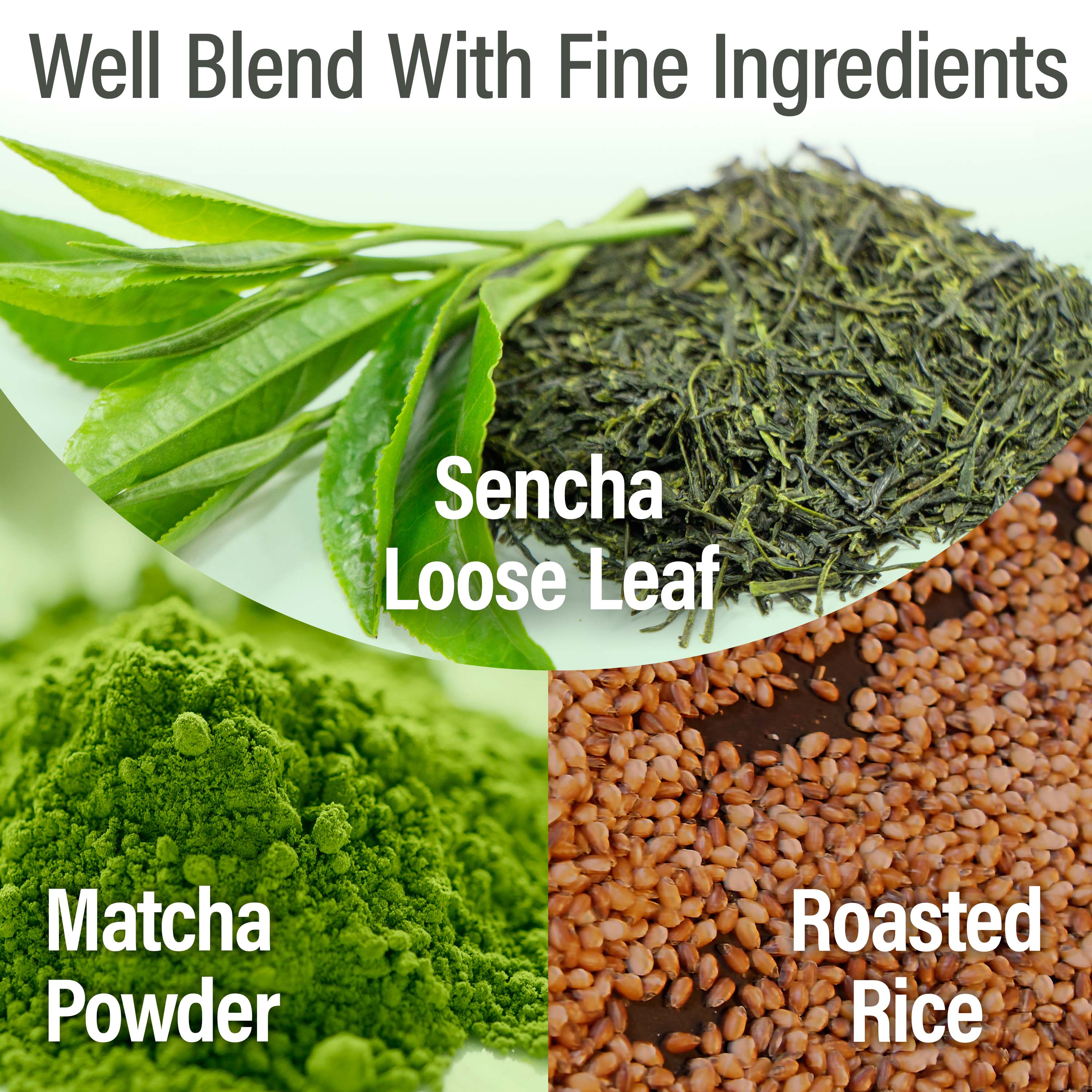 Genmaicha Green Tea with Matcha (Tea Bags) 3gx 60Bags - Image 5
