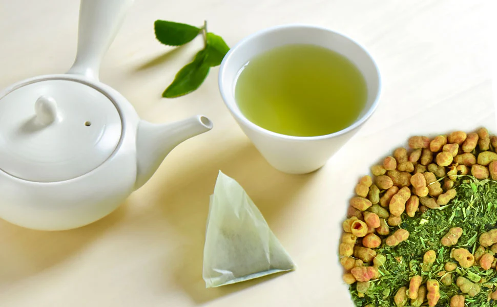 Genmaicha Green Tea with Matcha (Tea Bags) 3gx 60Bags - Image 9