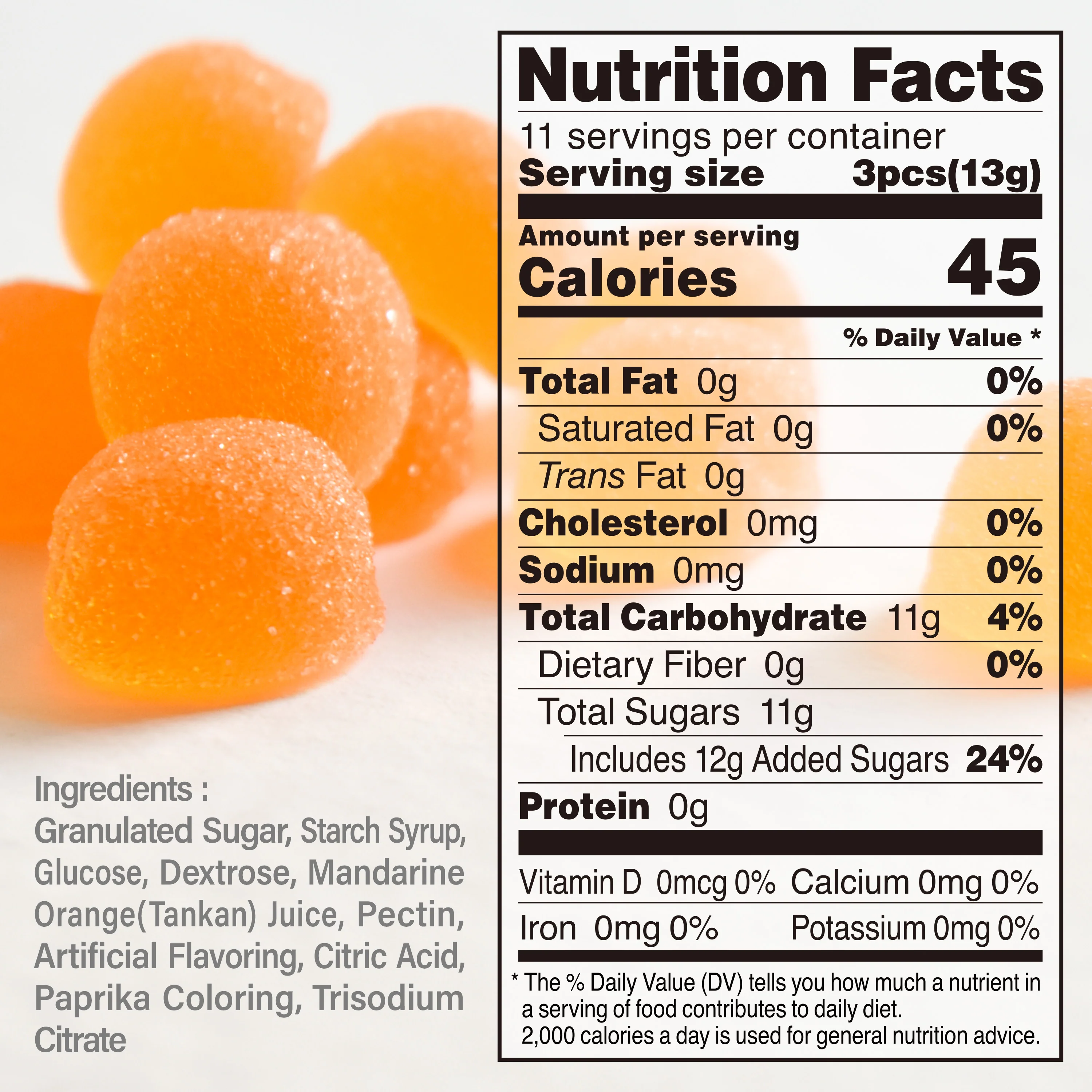 Japanese Candy (Orange Flavor) 140g(4.94oz) - Image 3