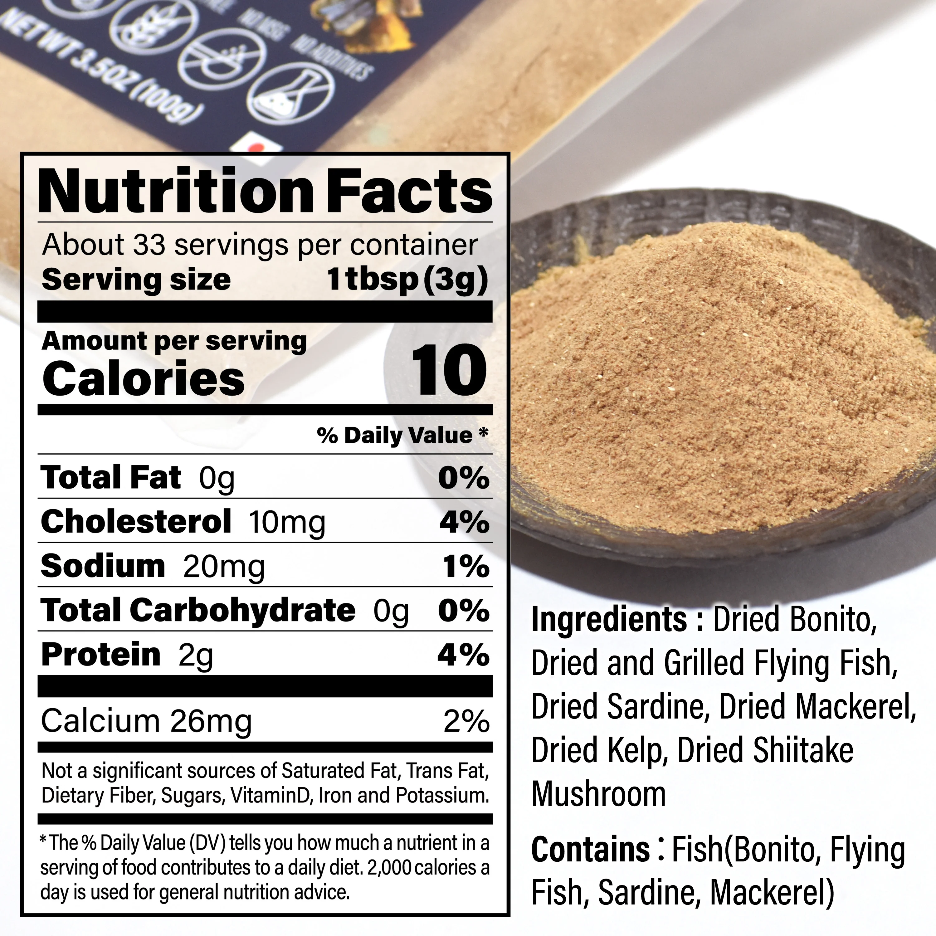 Japanese Rich Umami Dashi Powder 100g(3.5oz) - Image 3