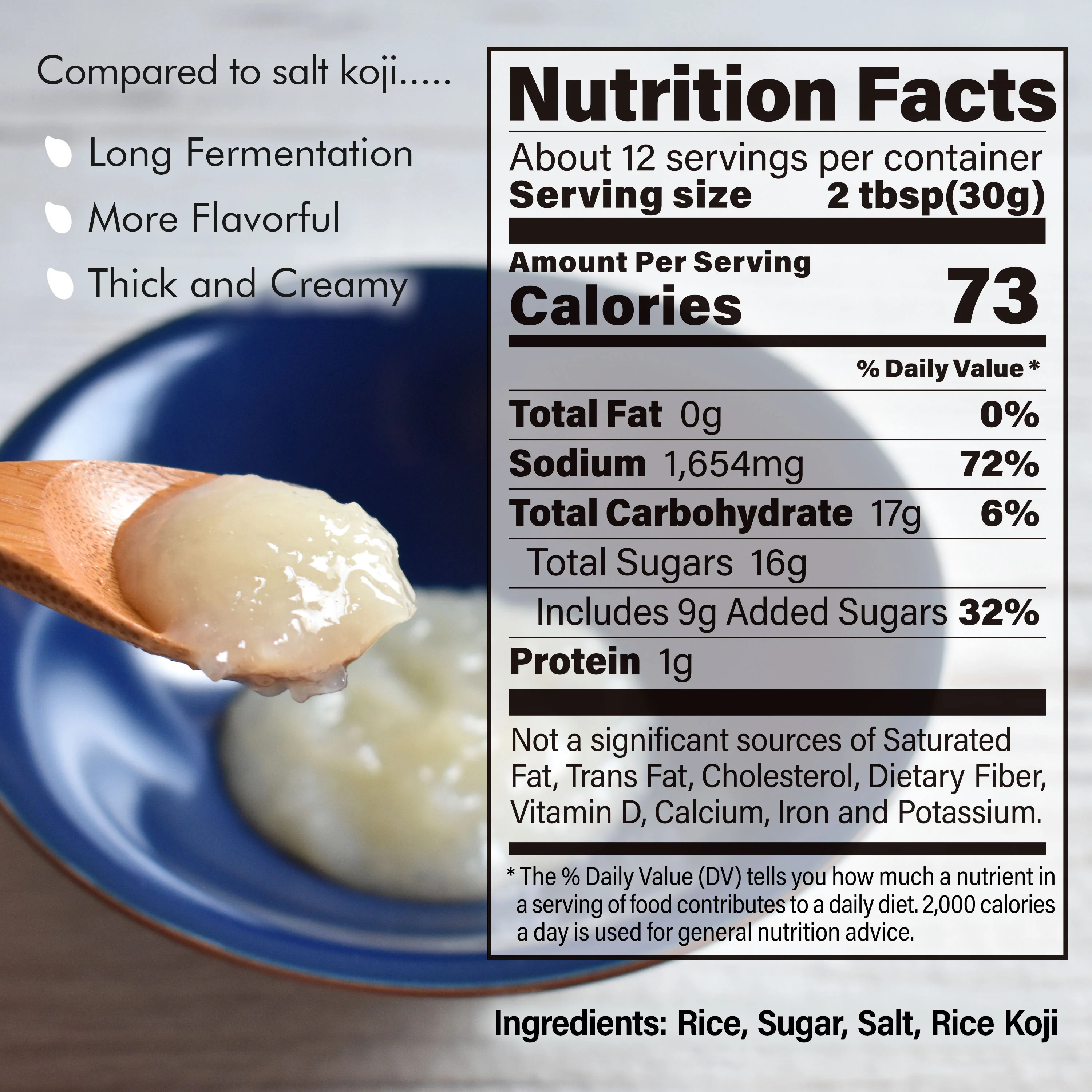 Koji Paste; Umami seasoning rice paste, 350g(12.3oz) - Image 3