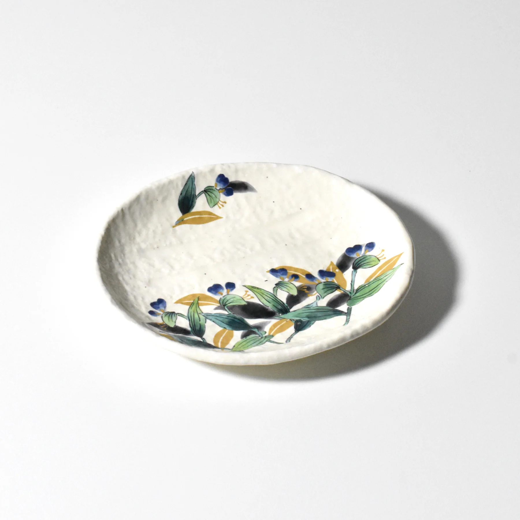Manyo Wildflower(万葉草花) Japanese Plate Set – Traditional Ceramic Tableware - Image 7