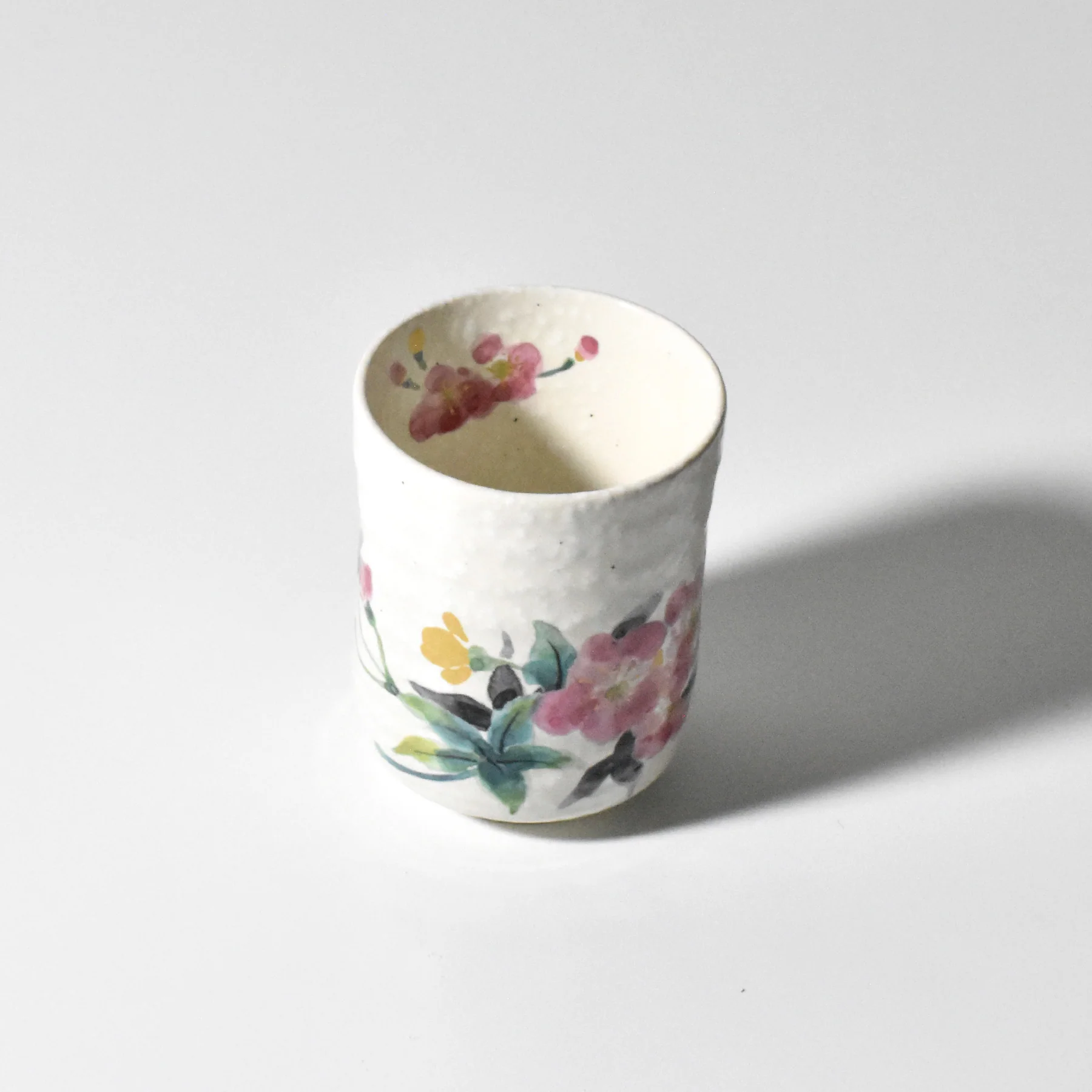 Manyo Wildflower (万葉草花) Yunomi Teacup Set – Authentic Japanese Tea Cups - Image 5