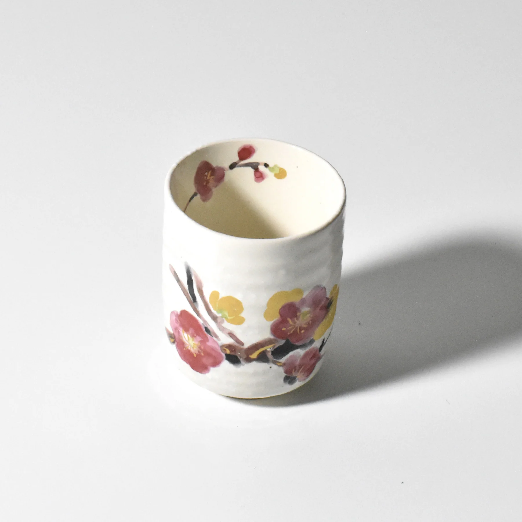 Manyo Wildflower (万葉草花) Yunomi Teacup Set – Authentic Japanese Tea Cups - Image 6