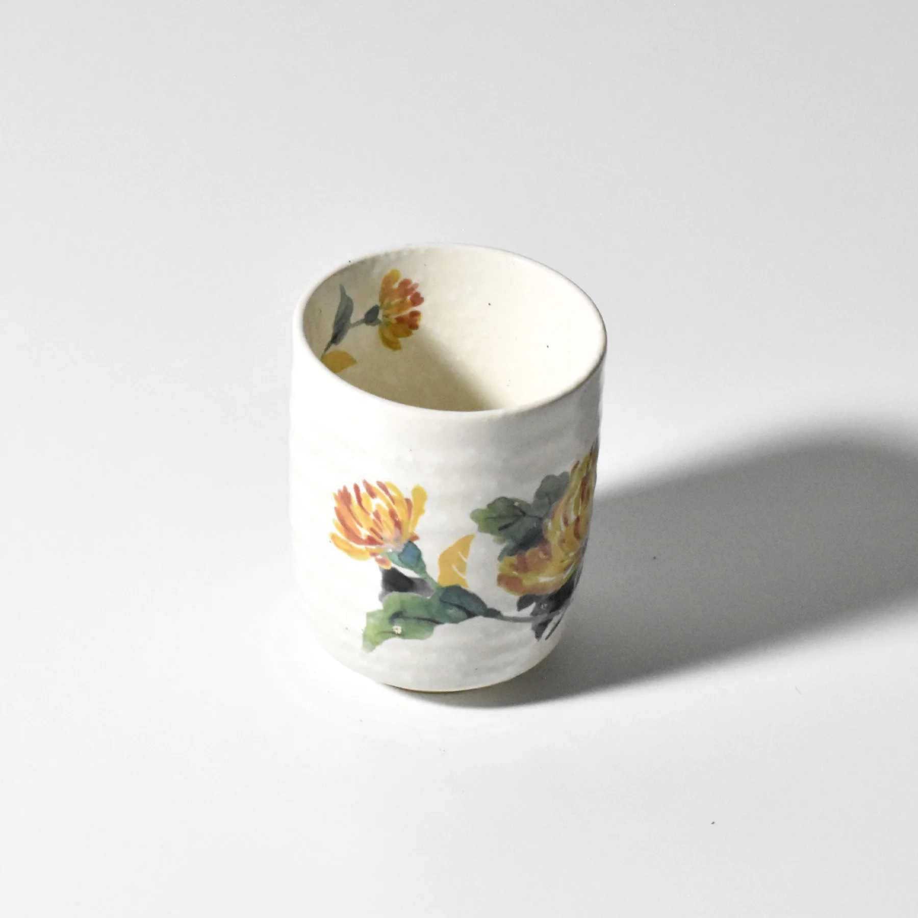 Manyo Wildflower (万葉草花) Yunomi Teacup Set – Authentic Japanese Tea Cups - Image 7