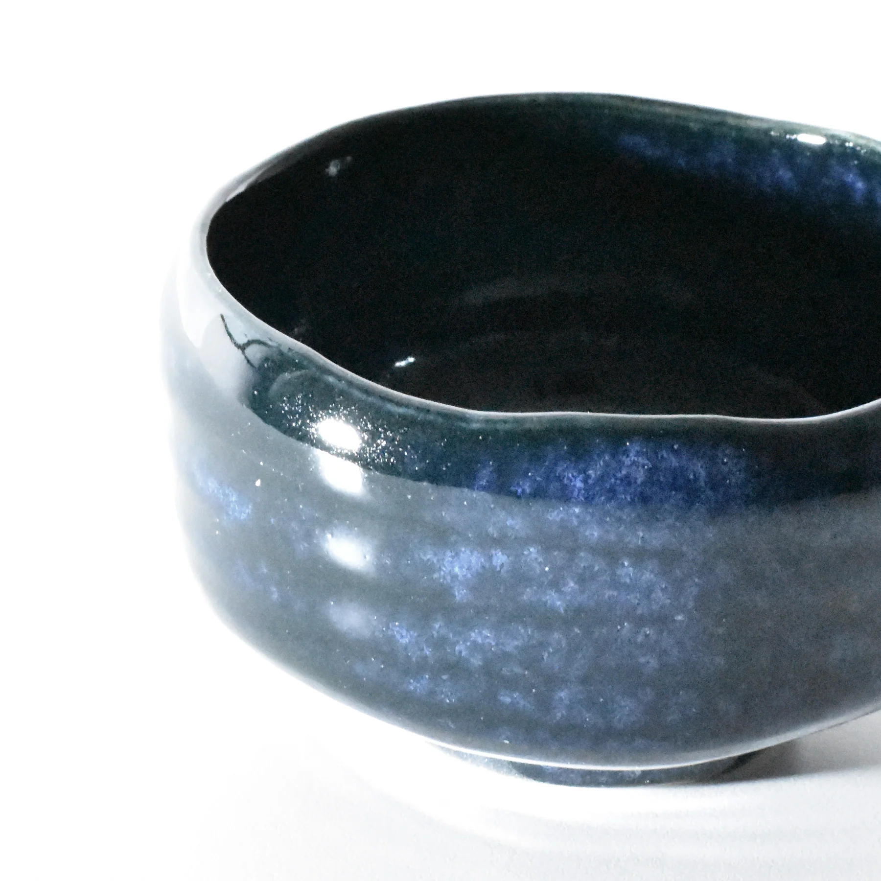 Matcha Tea Bowl -MS13 Yōhen Indigo - Image 3