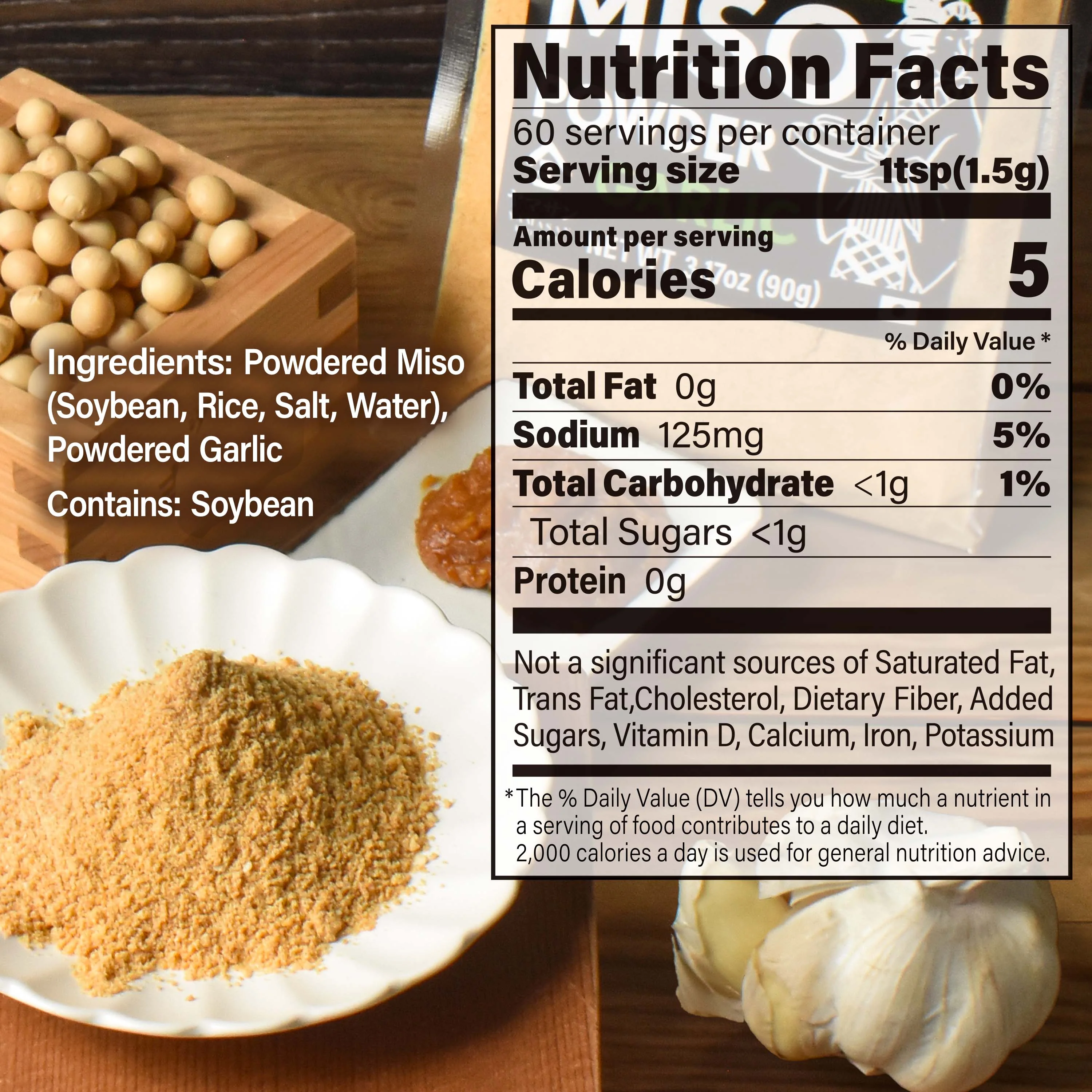Garlic Miso Powder Seasoning 90g(3.17oz) - Image 4