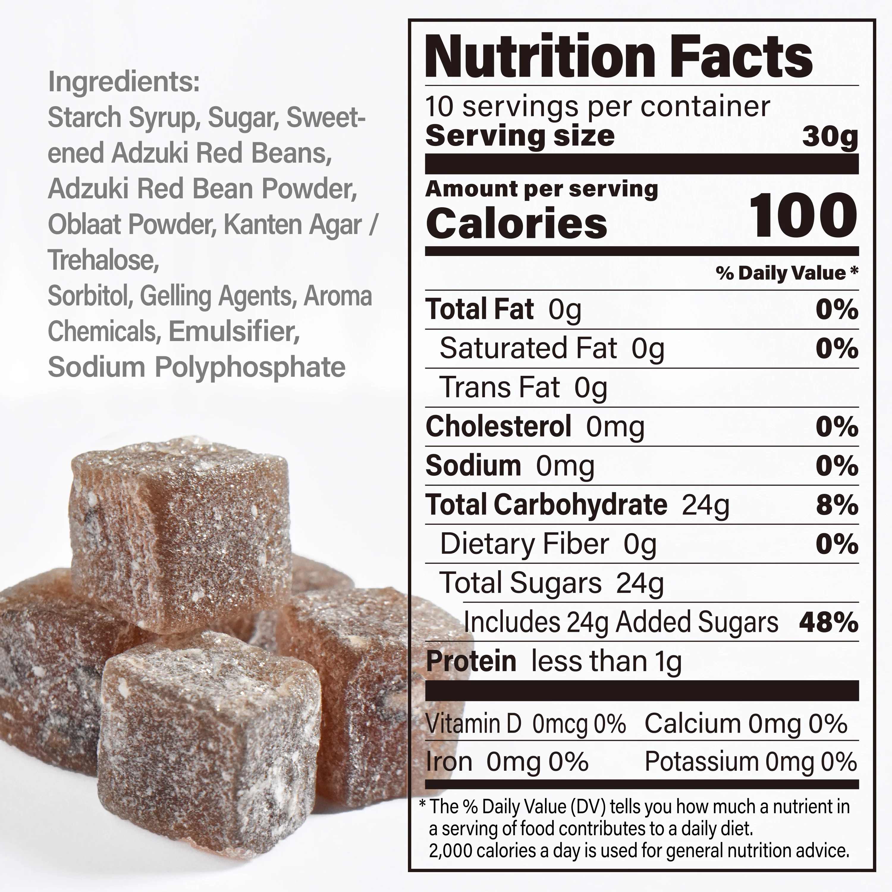Mochi Candy (Azuki Red Bean Flavor) 300g(10.58oz) - Image 3