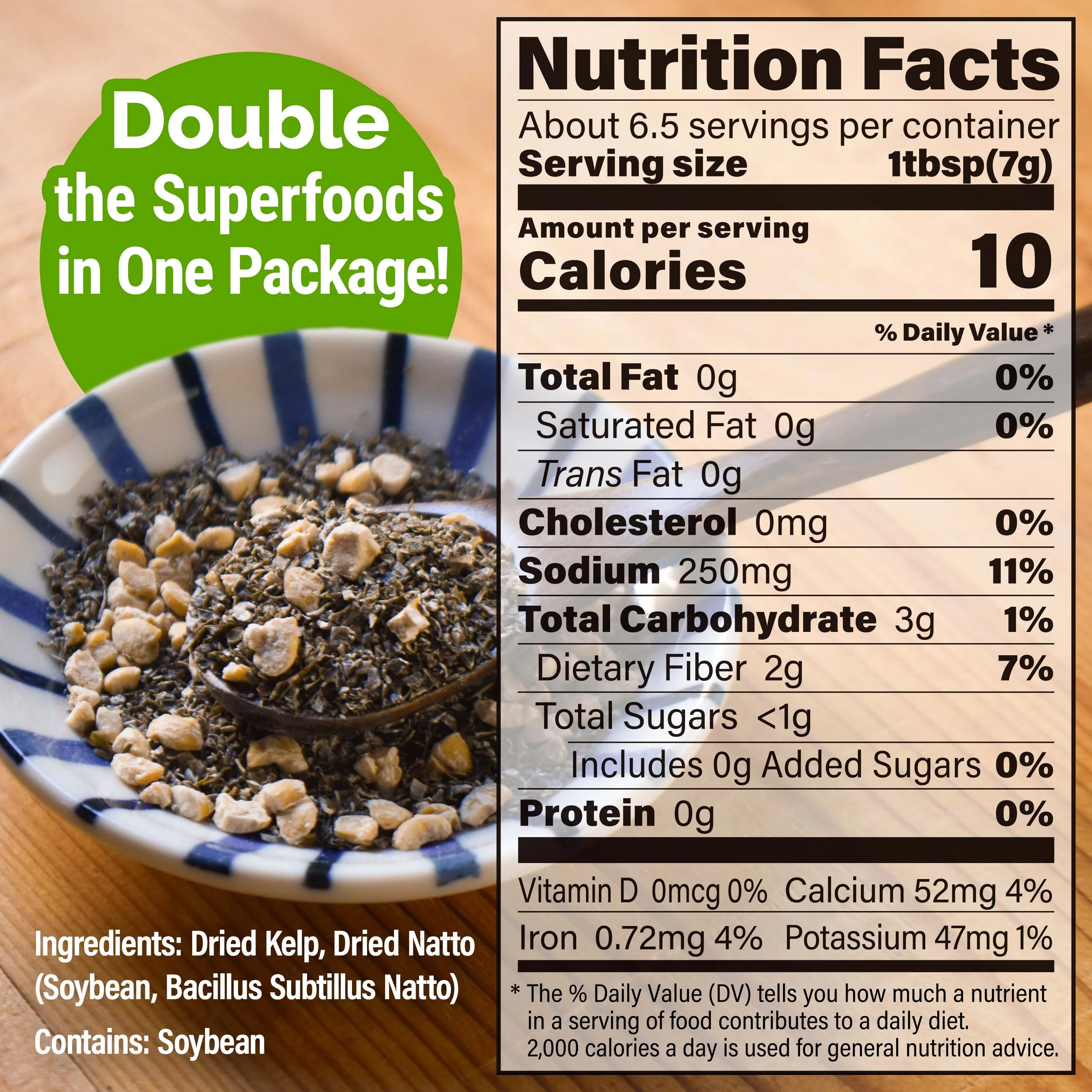 Natto and Kombu Mix 1.5oz(45g) - Image 4