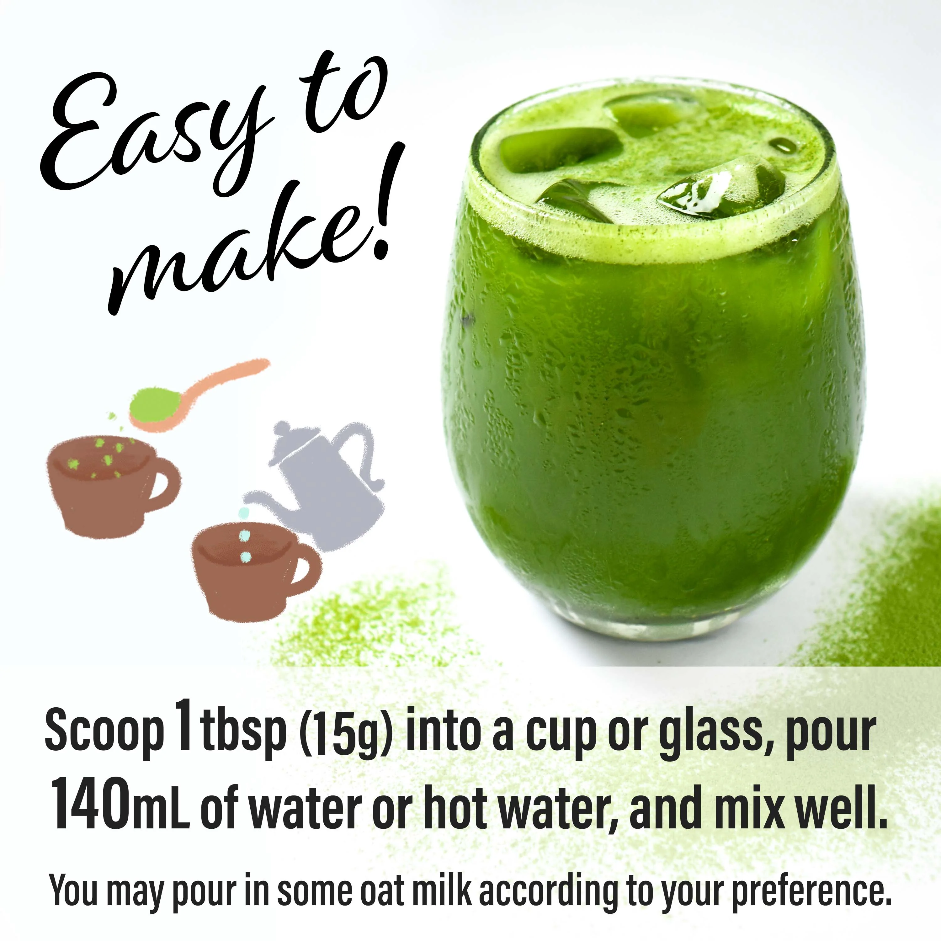 Oat Milk Matcha Latte Powder - Image 5