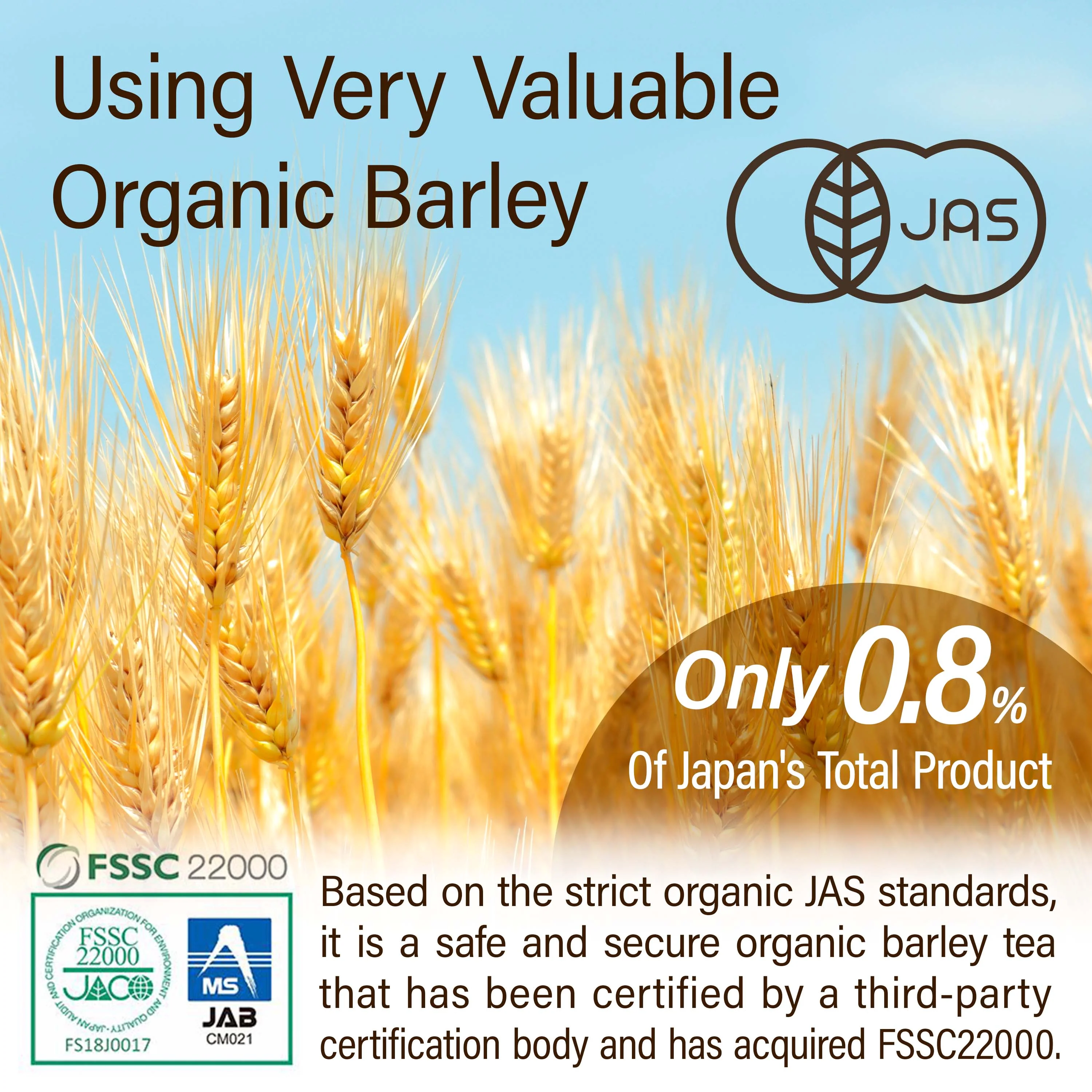 Organic Barley Tea Bags 30bags - Image 4