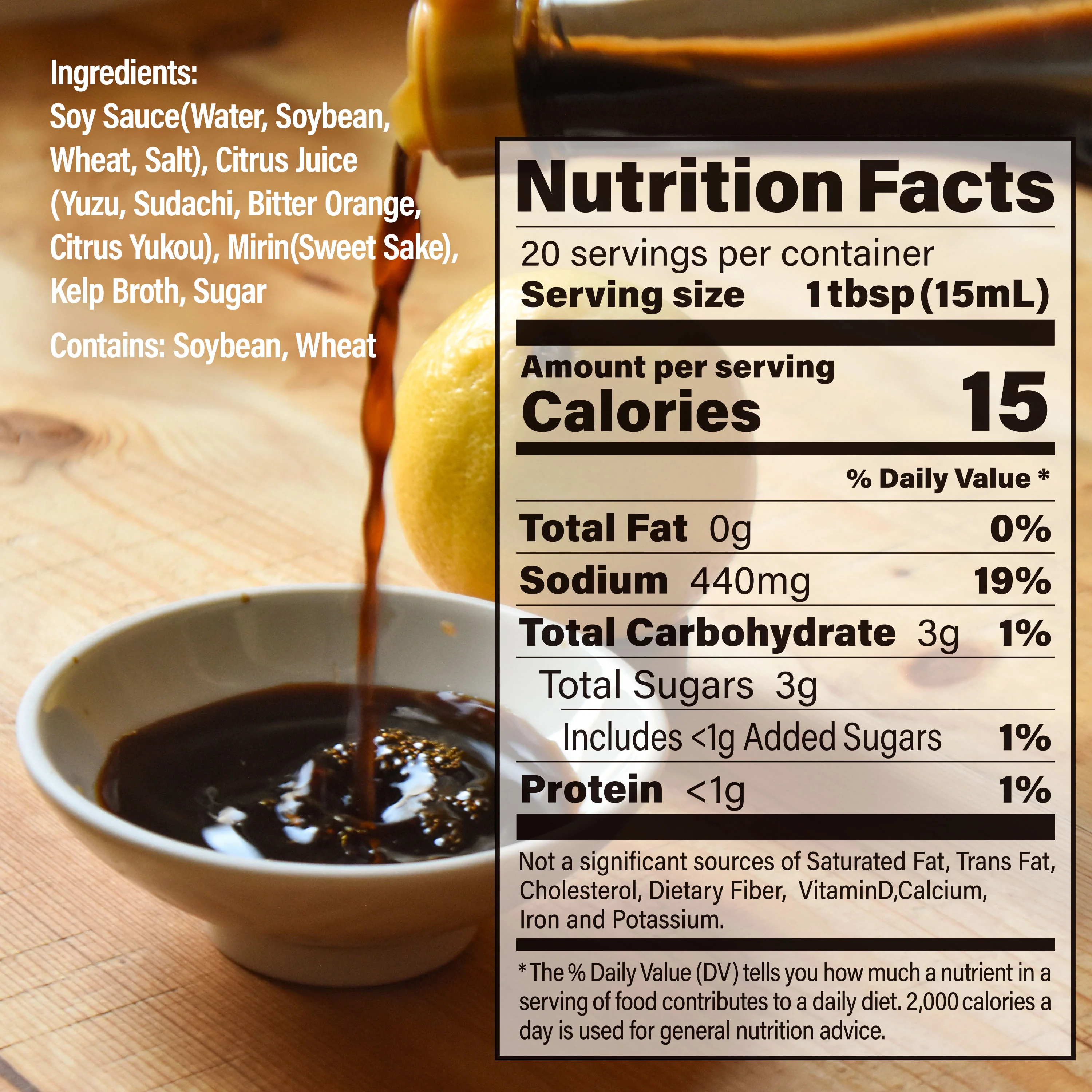 Ponzu Sauce (Yuzu Blend) 300ml(10.14floz) - Image 3