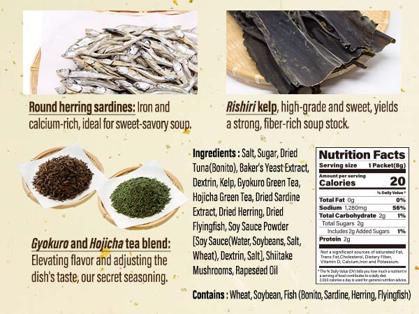 Premium Japanese Fish Stock (Dashi) Soup Packets (8gx30Pacs) - Image 7