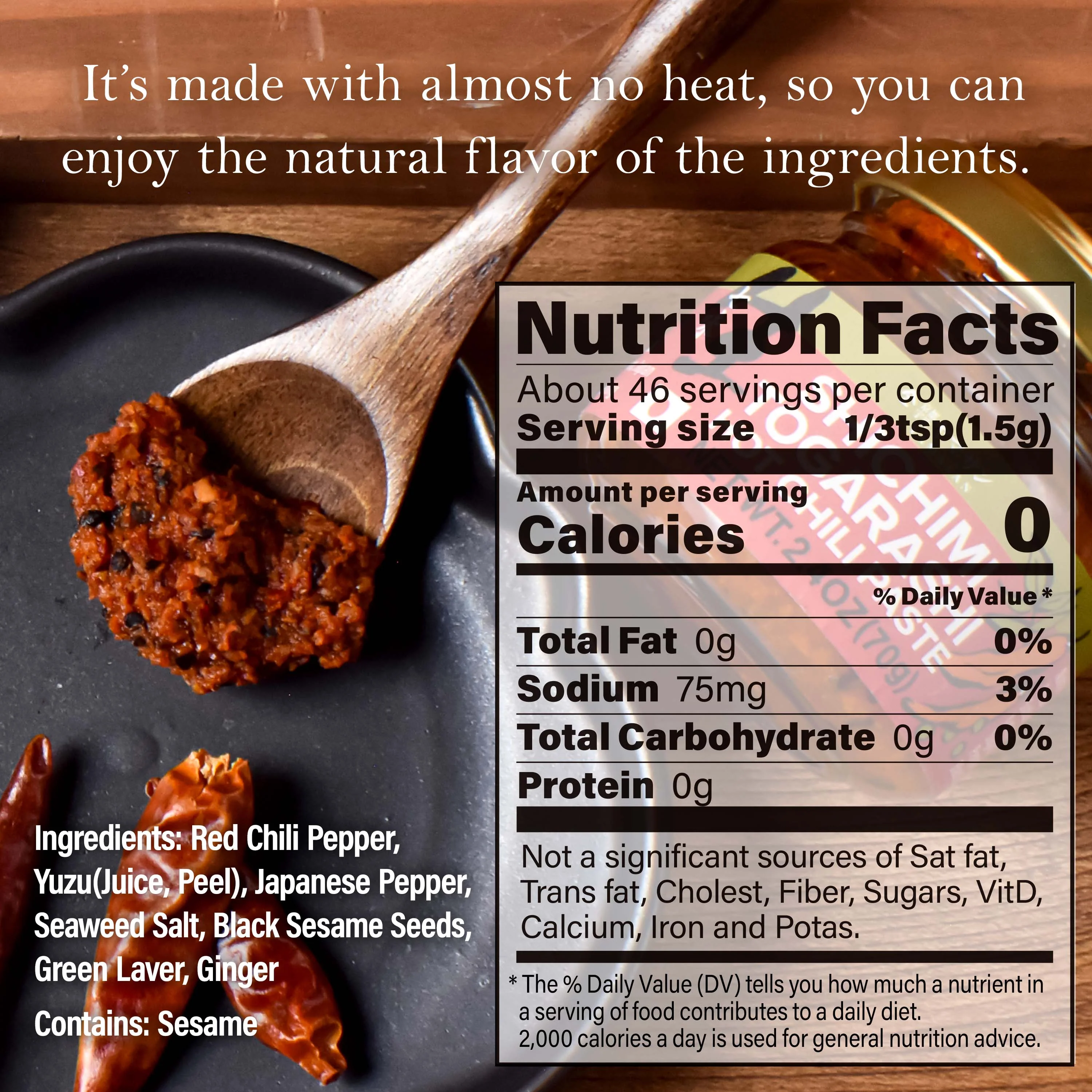 Shichimi Togarashi Hot Chili Paste 70g(2.4oz) - Image 5