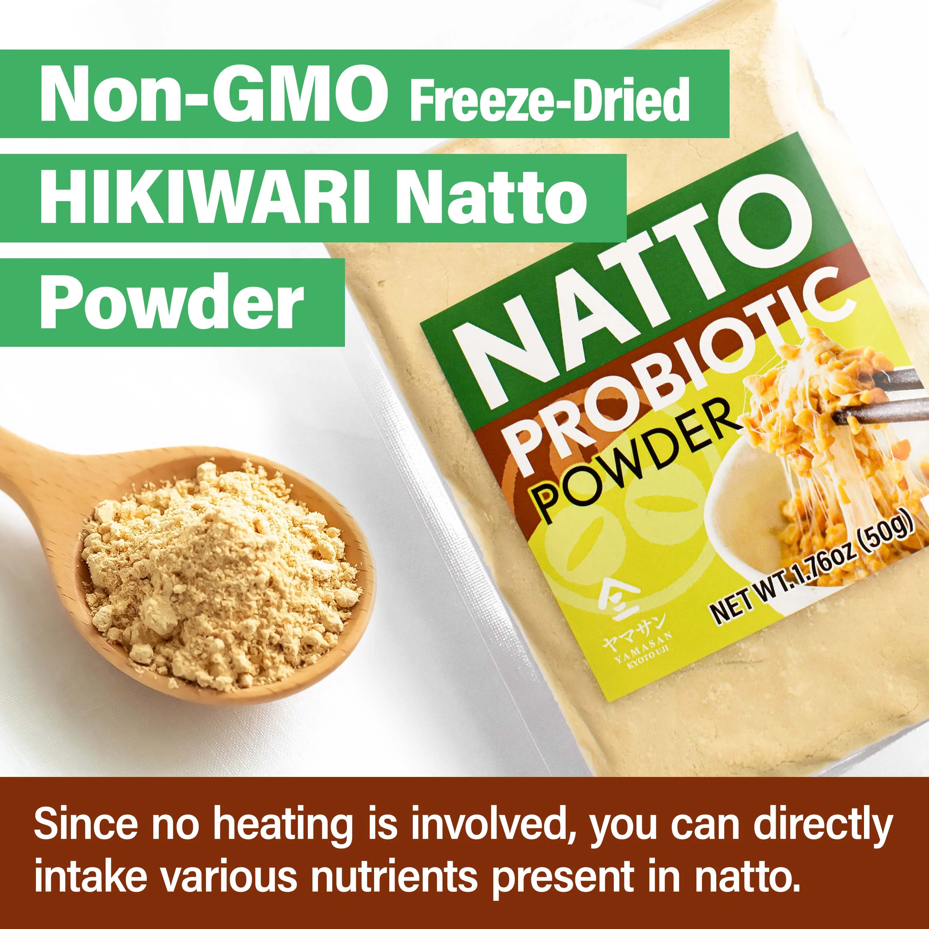 Superfood Natto Fermented Soybean Powder 50g(1.76oz) - Image 6